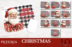 CHRISTMAS FARMHOUSE SUBLIMATION DESIGNS BEING USED AS SUBLIMATION MOUSE PAD