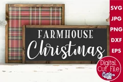 Farmhouse Christmas Sign Svg Product Image 1