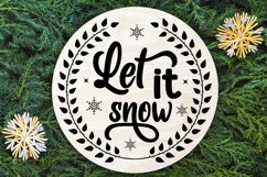 Farmhouse Christmas Round Sign SVG Bundle Christmas Round Sign SVG Christmas Sign SVG Vintage Christmas Sign SVG Christmas Bundle SVG Farmhouse