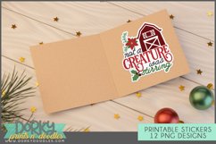 Farmhouse Christmas Small Business Sticker Bundle Product Image 2