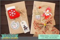 Farmhouse Christmas Small Business Sticker Bundle Product Image 3