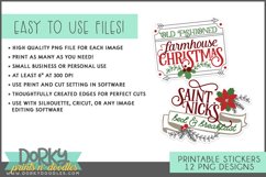 Farmhouse Christmas Small Business Sticker Bundle Product Image 4