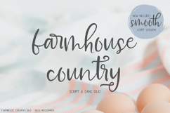 Farmhouse Life Font Duo - Script and Serif Product Image 1