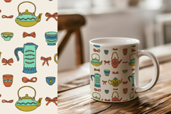 Hygge Tea Time Seamless Patterns Product Image 3