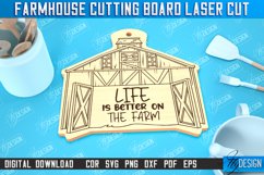 Farmhouse Cutting Board | Kitchen Design | Farmhouse Design Product Image 1