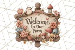 Farmhouse Decor PNG Rustic Country Clipart Printable Icons Product Image 3