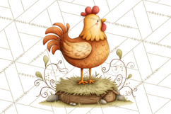 Farmhouse Decor PNG Rustic Country Clipart Printable Icons Product Image 5