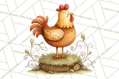 Farmhouse Decor PNG Rustic Country Clipart Printable Icons Product Image 5