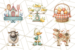 Farmhouse Decor PNG Rustic Country Clipart Printable Icons Product Image 2