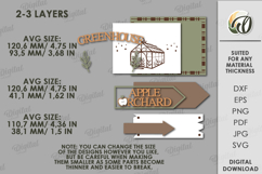 Farmhouse Directional Sign Laser Cut. Farm Wall Decor SVG Product Image 2