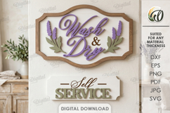 Farmhouse Directional Sign Laser Cut. Wall Decor SVG Product Image 1