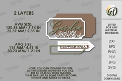 Farmhouse Directional Sign Laser Cut. Garden Sign SVG Product Image 2