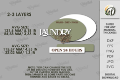 Farmhouse Directional Sign Laser Cut. Laundry Sign SVG Product Image 2
