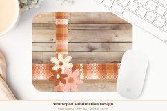 Farmhouse Flower Mouse Pad  Floral Sublimation Mouse Pad 