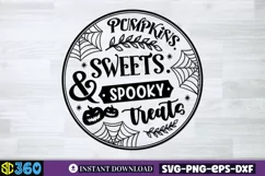 Farmhouse Halloween Round Sign Bundle Halloween Round Signs SVG bundle Halloween Sign Bundle Halloween Door Sign SVG Bundle Halloween Round Sign 