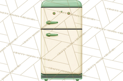 Farmhouse Kitchen Clipart, Rustic Kitchen Appliances PNG Product Image 5