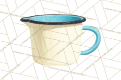 Farmhouse Kitchen Clipart, Rustic Kitchen Appliances PNG Product Image 3