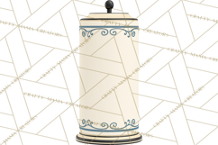 Farmhouse Kitchen Clipart, Rustic Kitchen Appliances PNG Product Image 4