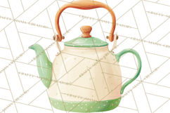 Farmhouse Kitchen Clipart, Rustic Kitchen Appliances PNG Product Image 5