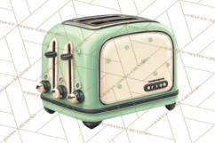 Farmhouse Kitchen Clipart, Rustic Kitchen Appliances PNG Product Image 3