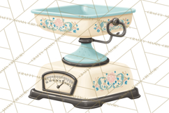 Farmhouse Kitchen Clipart, Rustic Kitchen Appliances PNG Product Image 2