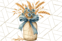 Farmhouse Kitchen Clipart, Rustic Kitchen Appliances PNG Product Image 2