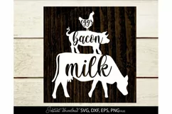 Download this Farmhouse Sign today. These Farmhouse Kitchen SVG, PNG, DXF, EPS Sign are compatible with Cricut, Glowforge and Silhouette Cutting Machines.