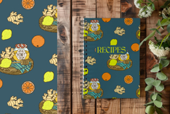 Sweet Honey &amp; Autumn Harvest Seamless Patterns Product Image 4