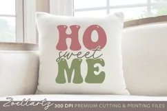 Home Sign SVG Cut File Home Sweet Home Farmhouse Sign SVG Product Image 2