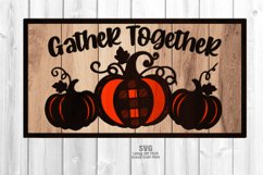Fall Pumpkin Sign SVG Bundle Laser Cut Files |Welcome Sign Product Image 7