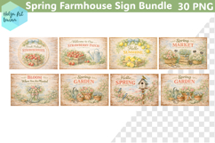 Spring Farmhouse Sign Sublimation Product Image 4