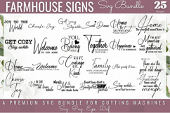 Farmhouse Sign SVG Bundle Product Image 1