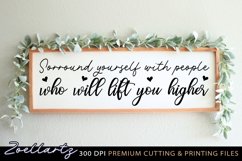 Farmhouse Sign SVG Inspirational Home Sign SVG Farm Life SVG Product Image 1