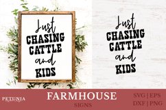 Farmhouse cut file being used as a farmhouse sign print