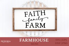 Farmhouse cut file being used as a farmhouse sign print