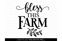 Farmhouse SVG, Farmhouse Welcome Sign SVG, Bless This Farm Product Image 2