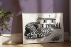 Farmhouse Sketch Wall Art Set 