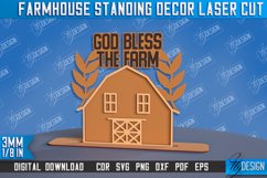 Farmhouse Standing Decor|Laser Cut Farmhouse|Home Sweet Home Product Image 2