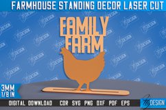 Farmhouse Standing Decor|Laser Cut Farmhouse|Home Sweet Home Product Image 7