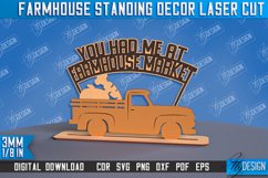 Farmhouse Standing Decor|Laser Cut Farmhouse|Home Sweet Home Product Image 9