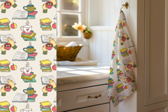 Cozy Coffee and Books Seamless Patterns Product Image 5