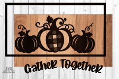Fall Pumpkin Sign SVG Bundle Laser Cut Files |Welcome Sign Product Image 9