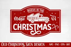 Believe in the magic of christmas SVG, Christmas SVG Product Image 1