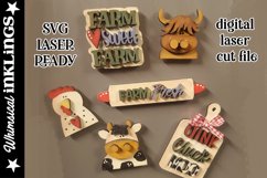 Farm Sweet Farm SVG Set For Laser Cutting Product Image 2