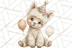 Playful Farm Animal Art, Cute Barnyard Critters PNG Product Image 2