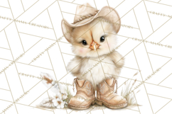 Playful Farm Animal Art, Cute Barnyard Critters PNG Product Image 5