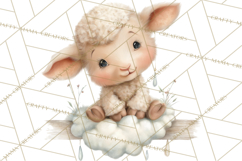 Playful Farm Animal Art, Cute Barnyard Critters PNG Product Image 5