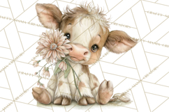 Playful Farm Animal Art, Cute Barnyard Critters PNG Product Image 3