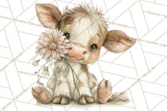 Playful Farm Animal Art, Cute Barnyard Critters PNG Product Image 3