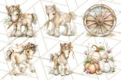 Playful Farm Animal Art, Cute Barnyard Critters PNG Product Image 8